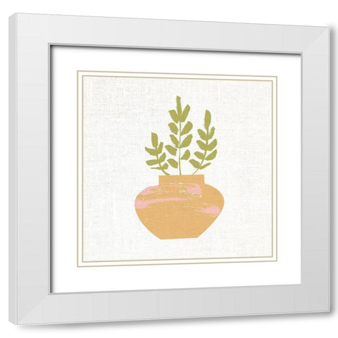 Simple 2 White Modern Wood Framed Art Print with Double Matting by Allen, Kimberly