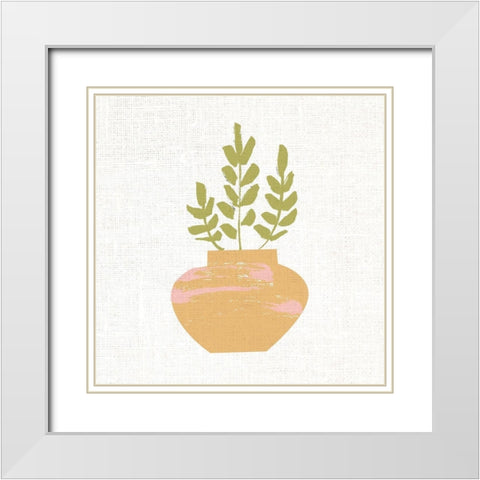 Simple 2 White Modern Wood Framed Art Print with Double Matting by Allen, Kimberly