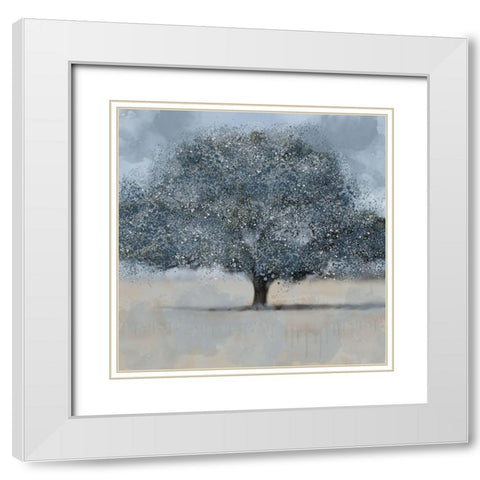 Dream White Modern Wood Framed Art Print with Double Matting by Allen, Kimberly