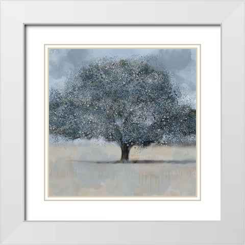 Dream White Modern Wood Framed Art Print with Double Matting by Allen, Kimberly
