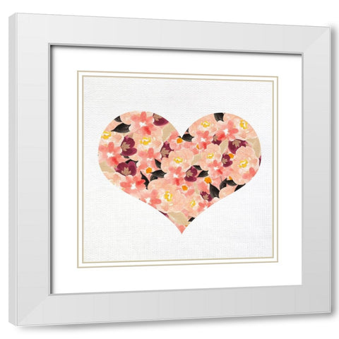 A Mother 1 White Modern Wood Framed Art Print with Double Matting by Allen, Kimberly