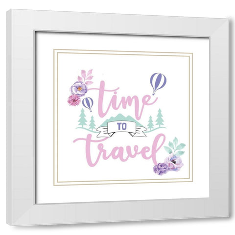 Say Yes 2 White Modern Wood Framed Art Print with Double Matting by Allen, Kimberly