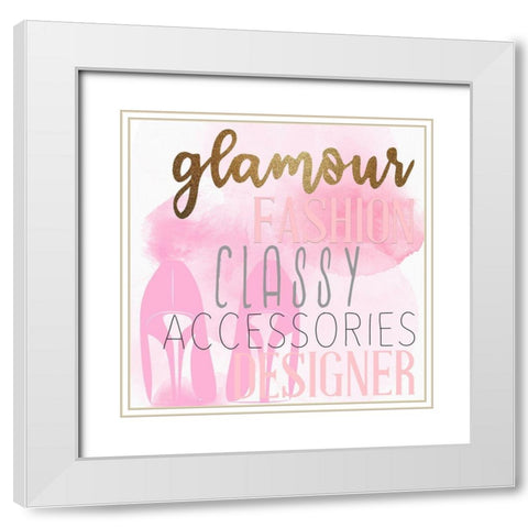 Style 2 V2 White Modern Wood Framed Art Print with Double Matting by Allen, Kimberly