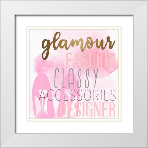 Style 2 V2 White Modern Wood Framed Art Print with Double Matting by Allen, Kimberly