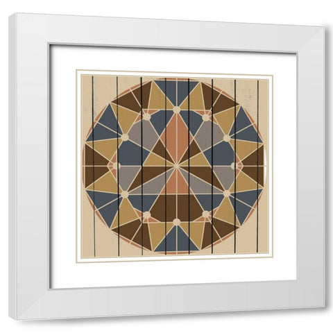 Global Star 3 White Modern Wood Framed Art Print with Double Matting by Allen, Kimberly