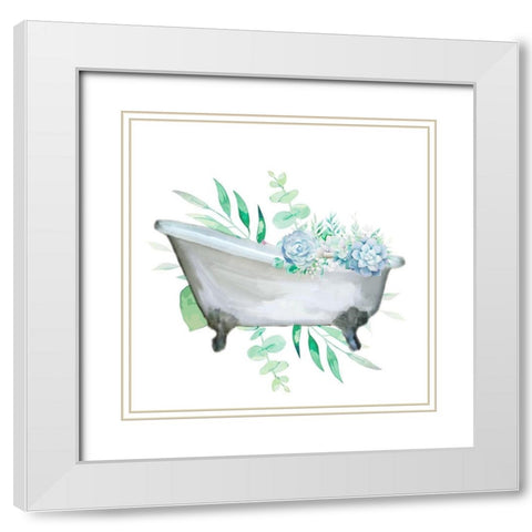 Recharge 2 White Modern Wood Framed Art Print with Double Matting by Allen, Kimberly