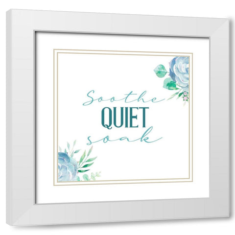 Recharge 4 White Modern Wood Framed Art Print with Double Matting by Allen, Kimberly