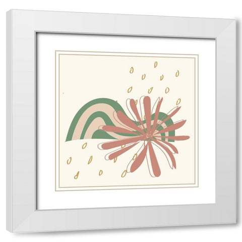 Natural 2 White Modern Wood Framed Art Print with Double Matting by Allen, Kimberly