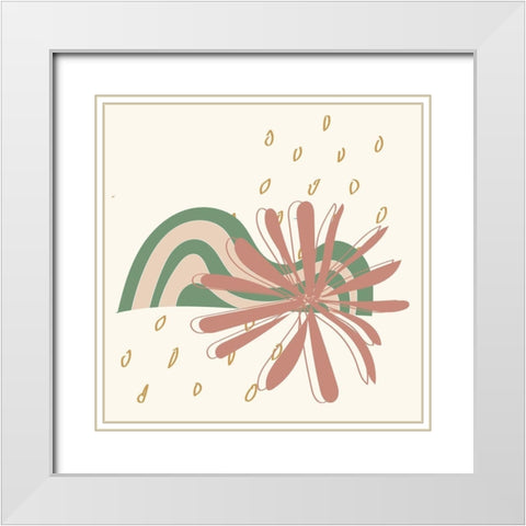 Natural 2 White Modern Wood Framed Art Print with Double Matting by Allen, Kimberly