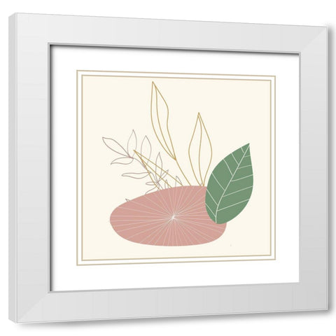 Natural 3 White Modern Wood Framed Art Print with Double Matting by Allen, Kimberly