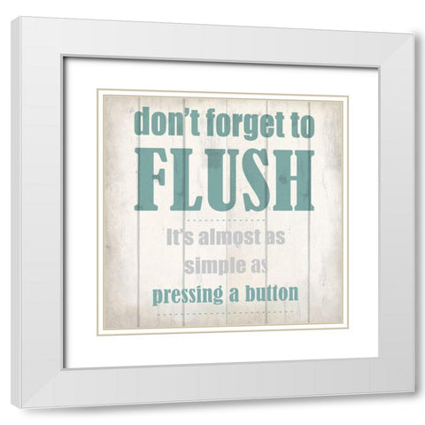 Flush White Modern Wood Framed Art Print with Double Matting by Kimberly, Allen