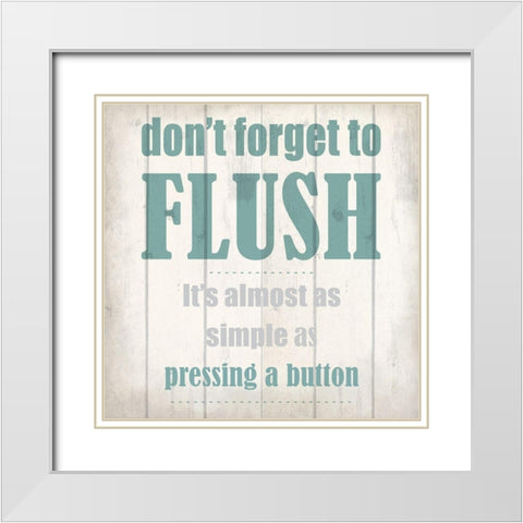 Flush White Modern Wood Framed Art Print with Double Matting by Kimberly, Allen