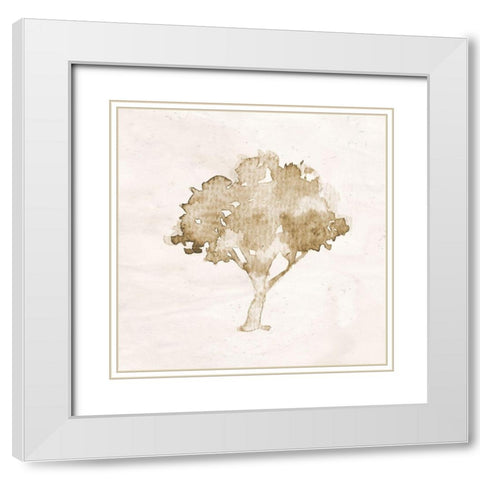 Watercolor 1 White Modern Wood Framed Art Print with Double Matting by Allen, Kimberly
