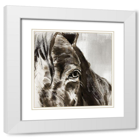 Sketched White Modern Wood Framed Art Print with Double Matting by Allen, Kimberly