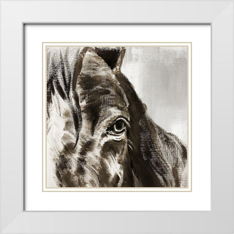 Sketched White Modern Wood Framed Art Print with Double Matting by Allen, Kimberly