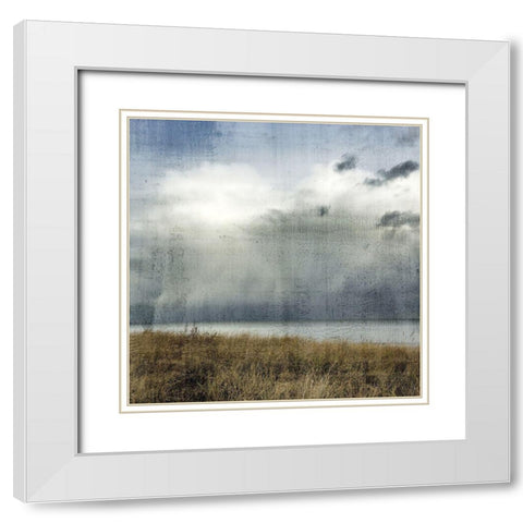 Misty Mood White Modern Wood Framed Art Print with Double Matting by Allen, Kimberly