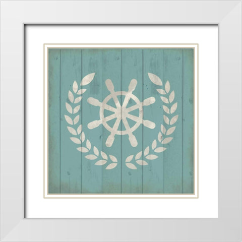 Travel the Sea 2 White Modern Wood Framed Art Print with Double Matting by Allen, Kimberly