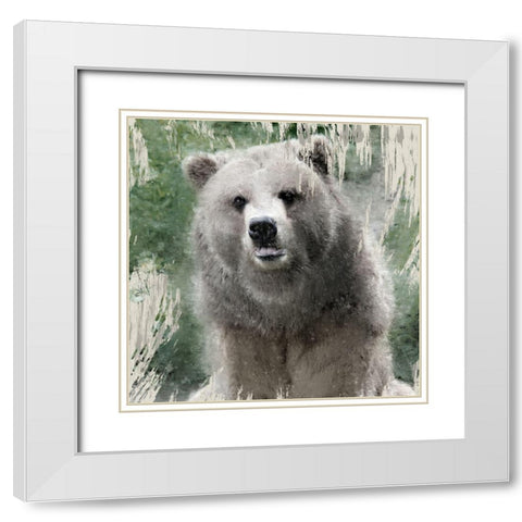 Wildlife 1 White Modern Wood Framed Art Print with Double Matting by Allen, Kimberly
