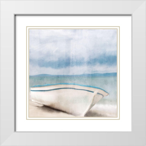 Beached White Modern Wood Framed Art Print with Double Matting by Allen, Kimberly