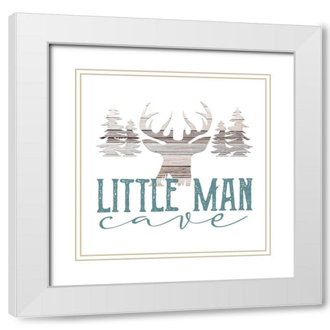 Dream Little Man 2 White Modern Wood Framed Art Print with Double Matting by Allen, Kimberly