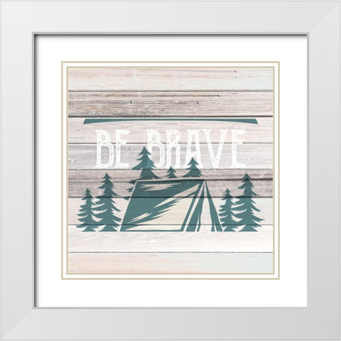 Dream Little Man 3 White Modern Wood Framed Art Print with Double Matting by Allen, Kimberly