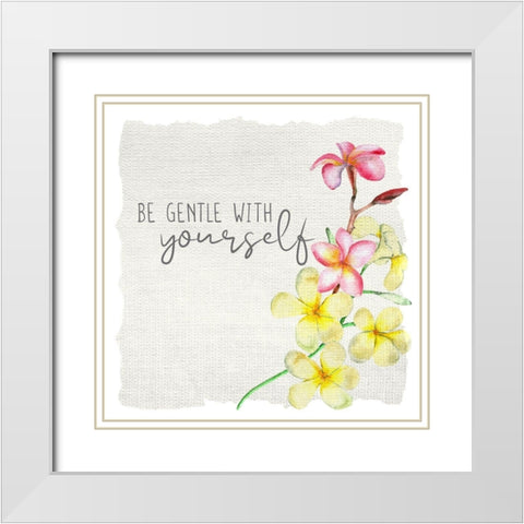 Take Time 2 White Modern Wood Framed Art Print with Double Matting by Allen, Kimberly