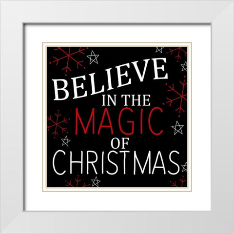 The Magic White Modern Wood Framed Art Print with Double Matting by Allen, Kimberly