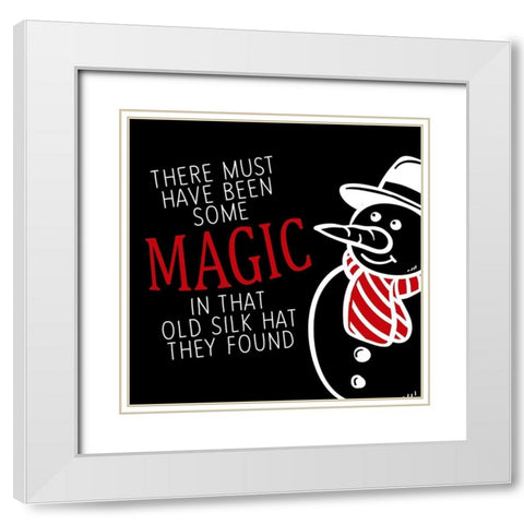 There Must Have Been White Modern Wood Framed Art Print with Double Matting by Allen, Kimberly