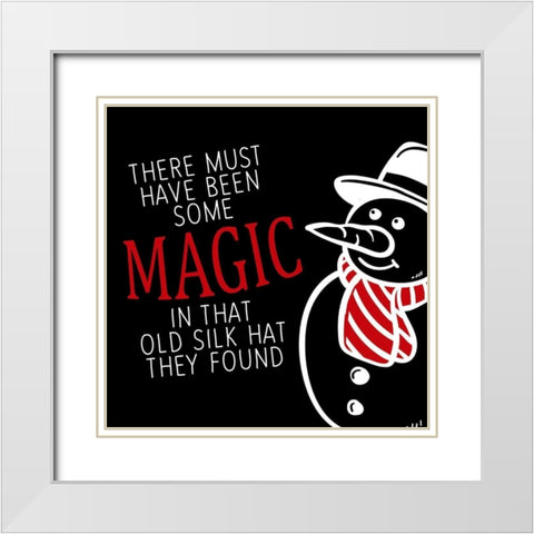 There Must Have Been White Modern Wood Framed Art Print with Double Matting by Allen, Kimberly