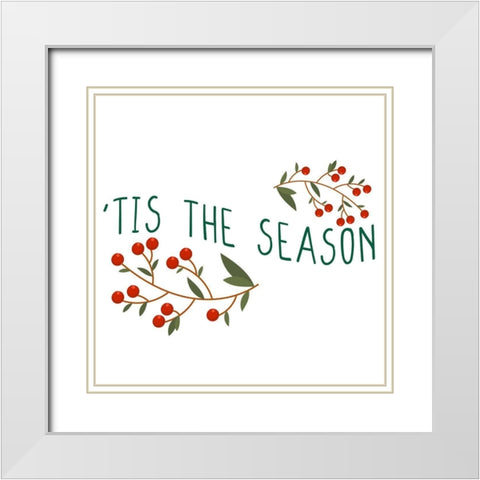 Christmas Presents 1 White Modern Wood Framed Art Print with Double Matting by Allen, Kimberly