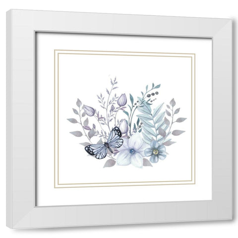 Inspiration 3 White Modern Wood Framed Art Print with Double Matting by Allen, Kimberly