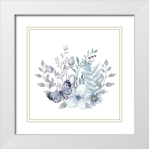 Inspiration 3 White Modern Wood Framed Art Print with Double Matting by Allen, Kimberly