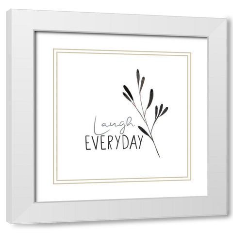 Love Beyond 3 White Modern Wood Framed Art Print with Double Matting by Allen, Kimberly