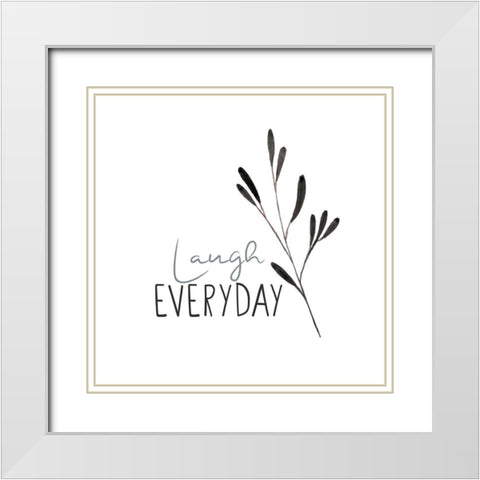 Love Beyond 3 White Modern Wood Framed Art Print with Double Matting by Allen, Kimberly