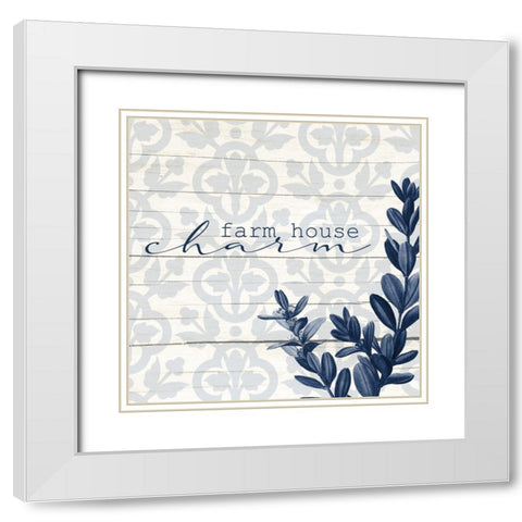 Cozy 2 White Modern Wood Framed Art Print with Double Matting by Allen, Kimberly