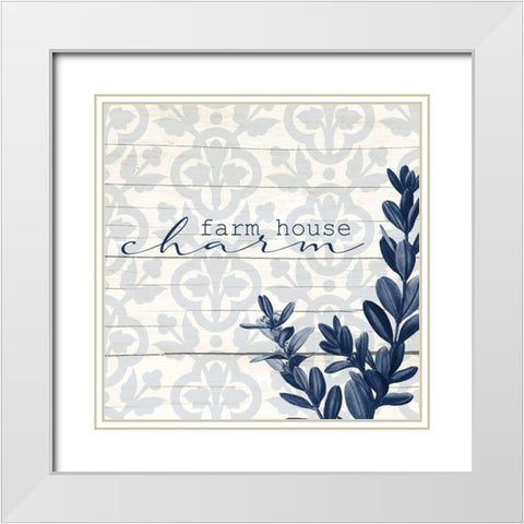 Cozy 2 White Modern Wood Framed Art Print with Double Matting by Allen, Kimberly