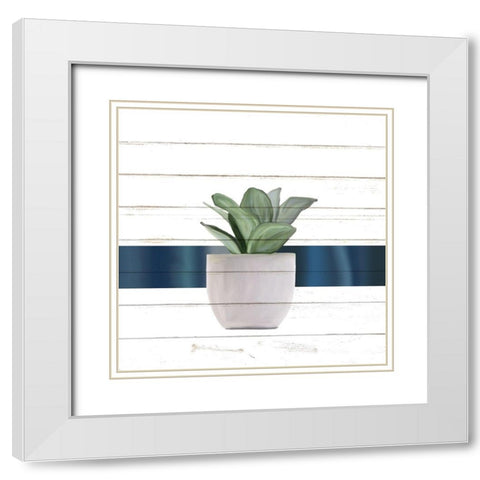 Pots 2 White Modern Wood Framed Art Print with Double Matting by Allen, Kimberly