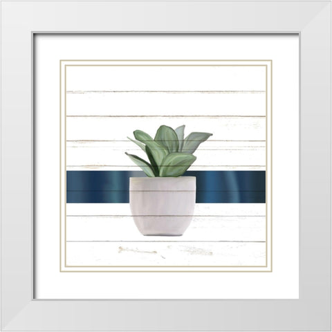 Pots 2 White Modern Wood Framed Art Print with Double Matting by Allen, Kimberly
