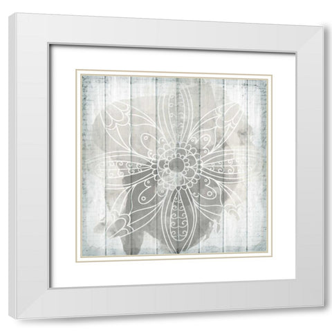 Watercolor 2 White Modern Wood Framed Art Print with Double Matting by Allen, Kimberly