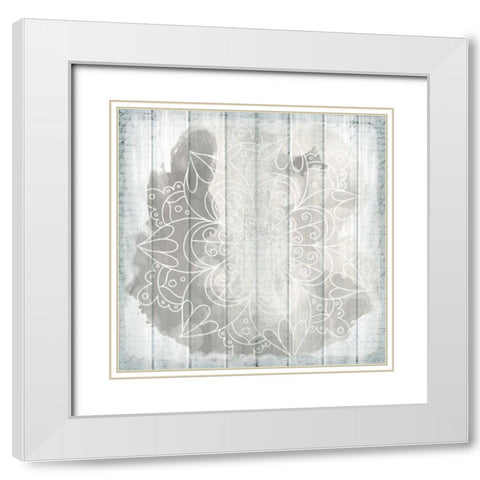 Watercolor 3 White Modern Wood Framed Art Print with Double Matting by Allen, Kimberly