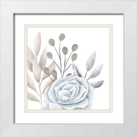 Grateful 4 White Modern Wood Framed Art Print with Double Matting by Allen, Kimberly