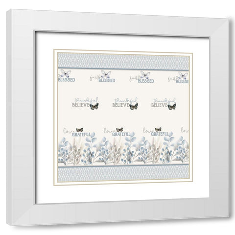 Grateful_bedding White Modern Wood Framed Art Print with Double Matting by Allen, Kimberly