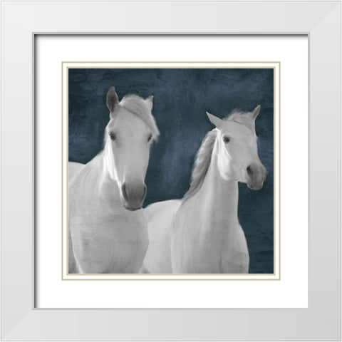 Two White Modern Wood Framed Art Print with Double Matting by Allen, Kimberly