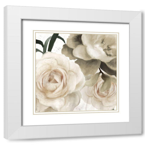 Fall Blooms 1 Golden White Modern Wood Framed Art Print with Double Matting by Allen, Kimberly