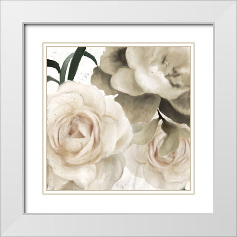 Fall Blooms 1 Golden White Modern Wood Framed Art Print with Double Matting by Allen, Kimberly