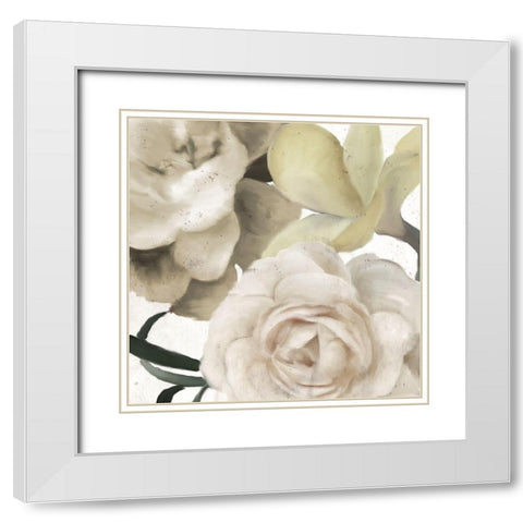 Fall Blooms 2 Golden White Modern Wood Framed Art Print with Double Matting by Allen, Kimberly