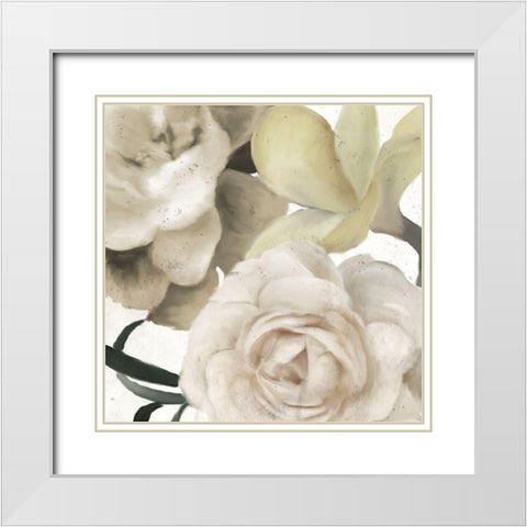 Fall Blooms 2 Golden White Modern Wood Framed Art Print with Double Matting by Allen, Kimberly