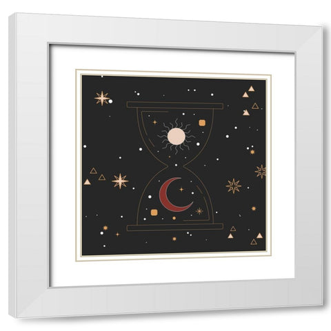 Mystic 3 White Modern Wood Framed Art Print with Double Matting by Allen, Kimberly