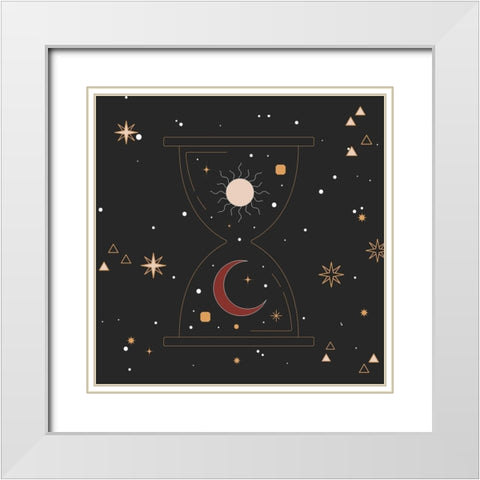 Mystic 3 White Modern Wood Framed Art Print with Double Matting by Allen, Kimberly