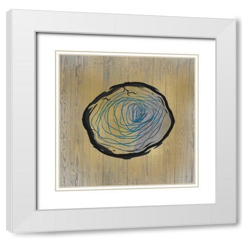 Country Minerals 4 White Modern Wood Framed Art Print with Double Matting by Allen, Kimberly